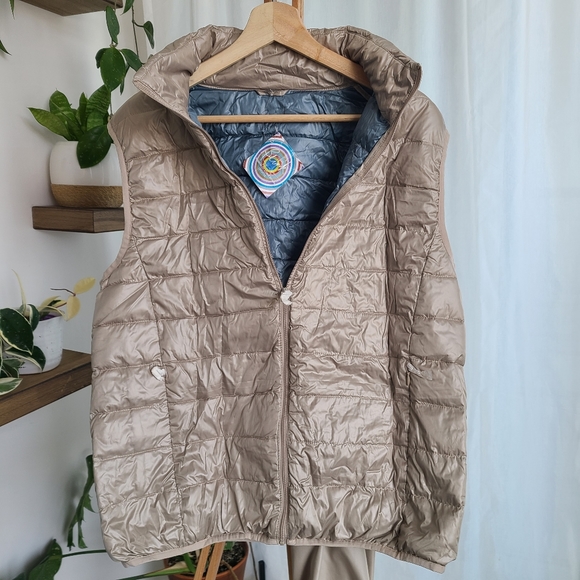 Brand new NWT men's premium packable down vest - Picture 4 of 9